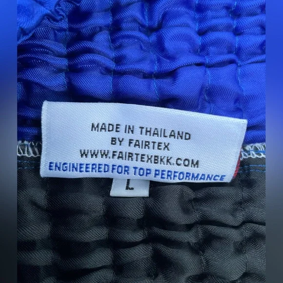 Fairtex Blue and Black Muay Thai Shorts - Picture 8 of 11